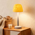 Transform Your Bathroom with the Relaxing Blue Water Wave Projection Night Light - Touch Control Spa Experience