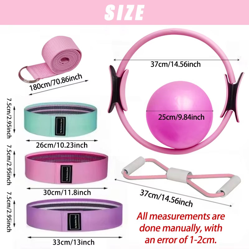 Elevate Your Fitness Routine with the NEW Pilates Ball and Ring Set - Perfect for Postpartum and Everyday Workouts!