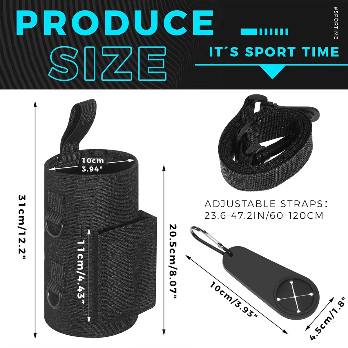 Elevate Your Workout with the 2026 Magnetic Water Bottle Pouch - The Ultimate Gym Companion for All Your Hydration Needs