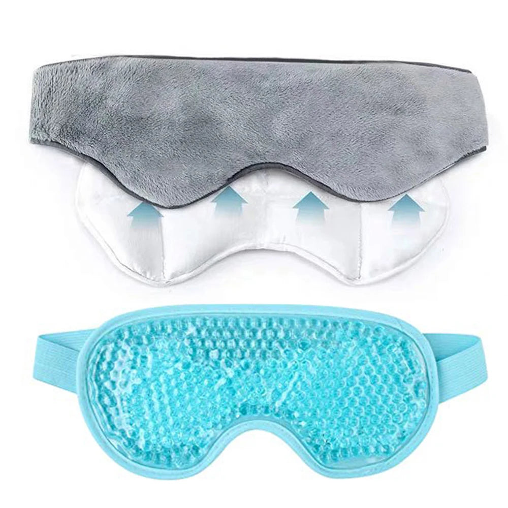 Experience Ultimate Relaxation with Our Heatable & Freezable Weighted Eye Mask - Perfect for Stress Relief and Sleep Enhancement!