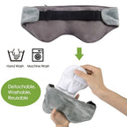 Experience Ultimate Relaxation with Our Heatable & Freezable Weighted Eye Mask - Perfect for Stress Relief and Sleep Enhancement!