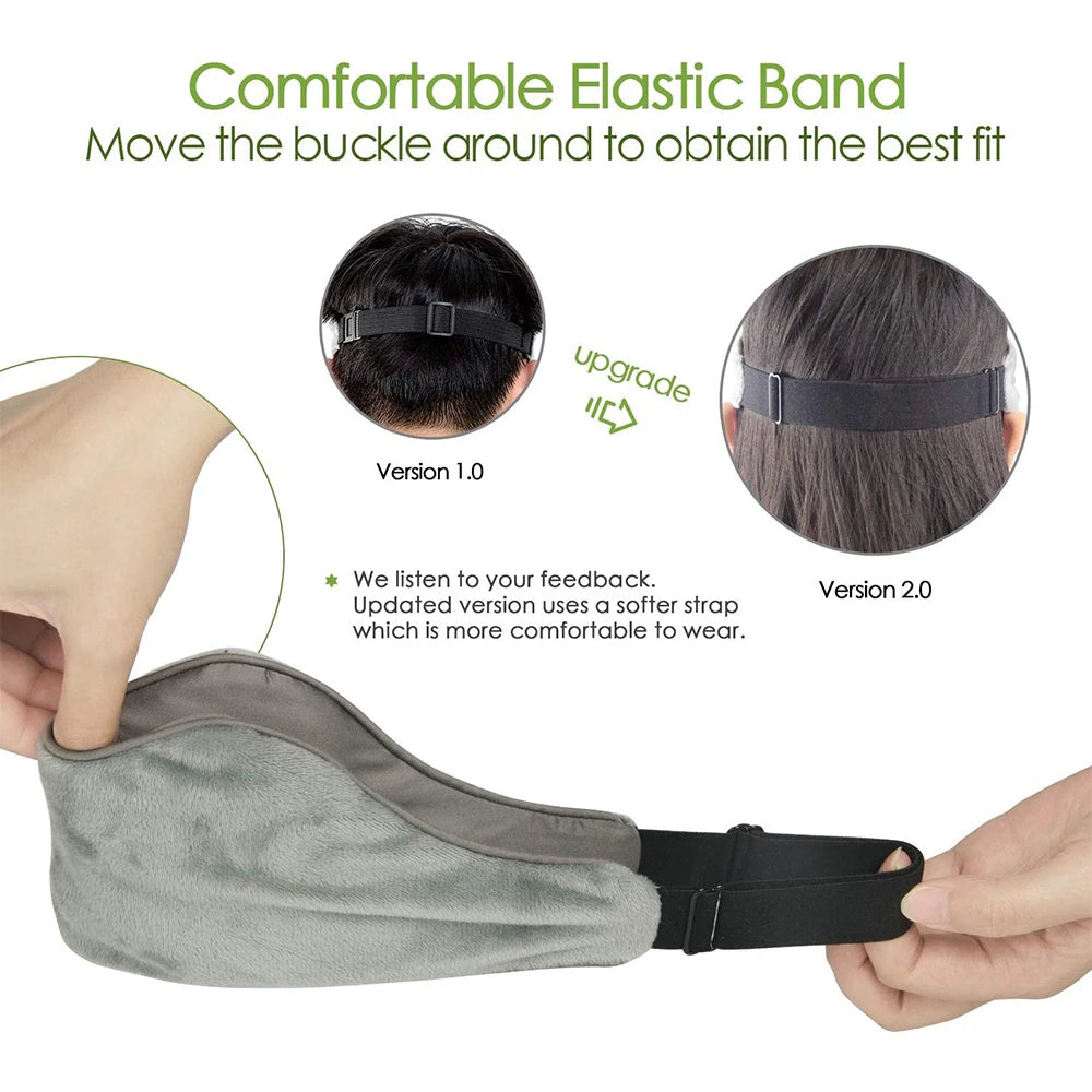 Experience Ultimate Relaxation with Our Heatable & Freezable Weighted Eye Mask - Perfect for Stress Relief and Sleep Enhancement!