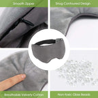 Experience Ultimate Relaxation with Our Heatable & Freezable Weighted Eye Mask - Perfect for Stress Relief and Sleep Enhancement!