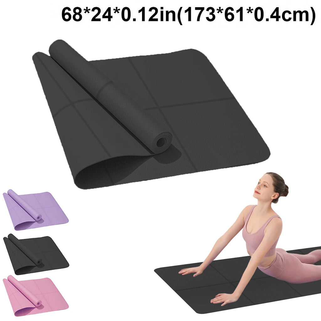 Experience Ultimate Comfort with Our 4mm Thick EVA Yoga Mat - Perfect for Yoga, Pilates, and Gymnastics!