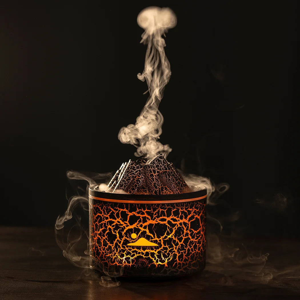 Transform Your Space with the Simulated Lava Volcano Jellyfish Aromatherapy Diffuser 