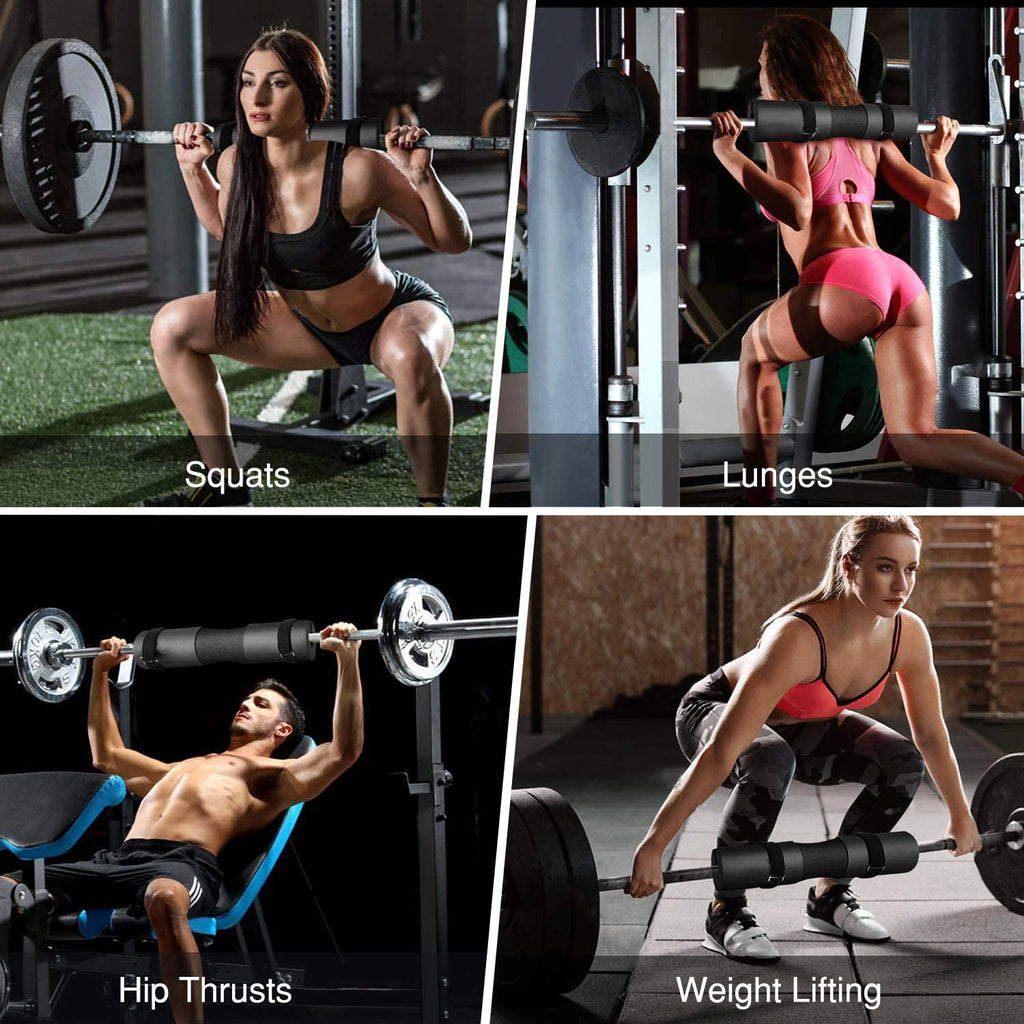 Ultimate Squat Pad for Enhanced Comfort and Protection During Squats, Lunges, and Hip Thrusts - Premium Foam Barbell Pad for Neck and Shoulder Support