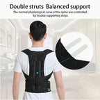 Transform Your Posture with Our Unisex Back Brace Lumbar Support - Say Goodbye to Back Pain!