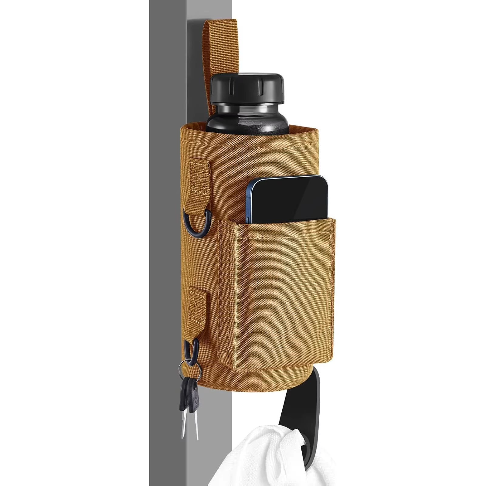 Elevate Your Workout with the 2026 Magnetic Water Bottle Pouch - The Ultimate Gym Companion for All Your Hydration Needs